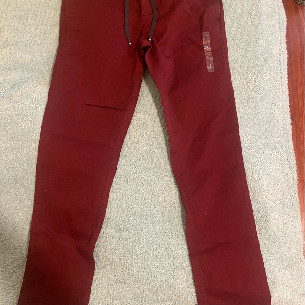 Men’s Tommy Hilfiger maroon dress pants size small